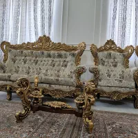 مبل استیل ۹ نفره سلطنتی بسیر تمیز در حد نو