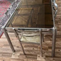 میز نهار خوری رستورانی جنس استیل  خارجی
