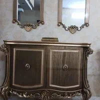 میز تلویزیون و آینه کنسول