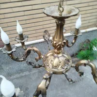 لوستر آنتیک ۸ شاخه + ۲ شاخه