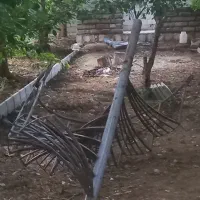پله فلزی با فلز خیلی سنگین به ارتفاع ۳ در ۹۰