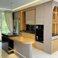 کابینت آشپزخانه ساده و مینیمال پاکچوب