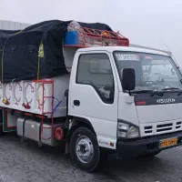 خدمات کشاورزی حمل گندم و جو ایسوزو جفت تریلی