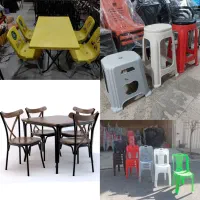 میز و صندلی پلاستیکی پایه فلزavin قیمت تولیدی۲۳۲۷