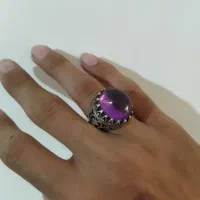 انگشتر نقره لعل افغان