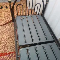 تخت یک نفره با لوله سنگین