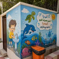 نقاشی مدارس و اتاق کودک و کافه و رستوران