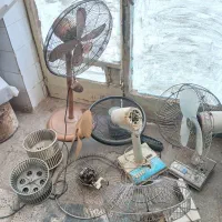 پنکه خراب و دو عدد موتور کولر سوخته