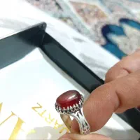 انگشتر عقیق سرخ