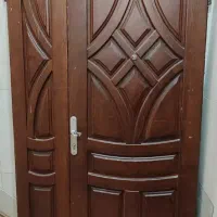 درب چوبی دو لنگه
