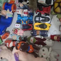 اسباب بازی ماشین و عروسک