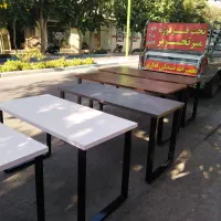 میز تحریر مطالعه فلزی کارمندی
