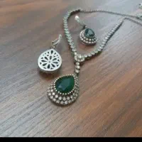 نیم ست نقره دو رنگ ترکیه یی