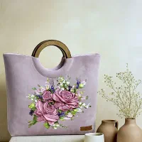 کیف دسته چوبی