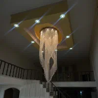 لوستر دوبلکسی کریستال