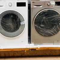 لباسشویی الجی R5 سفیدواستیل9کیلو