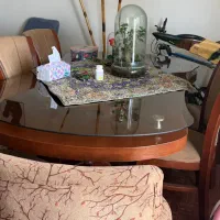 میز و صندلی نهار خوری چوب راش هشت نفره