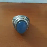 انگشتر عقیق کبود