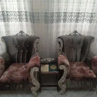 مبل۷ نفره  سالم ساخت سفارشی‌ جلو مبلی ۴ عدد عسلی