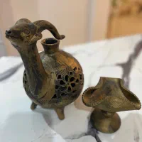 گلدان گوزن و زیر سیگاری