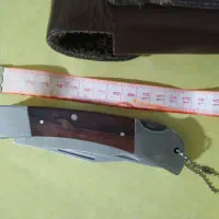 چاقو طبیعت گردی  با غلاف چرم طبیعی معاوظه با سهره