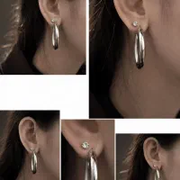 گوشواره دفرمه ، حلقه ای و میخی