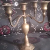 شمعدان ۵تایی برنجی قدیمی|صنایع دستی و سایر لوازم تزئینی|تهران, فاطمی|دیوار