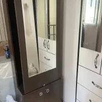 جا کفشی،آیینه و چوب لباسی در یک قاب