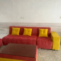 مبل ال همراه با میز و میز بار