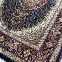 فروش فرش زرنیم 100x150 گل ابریشم درجه یک