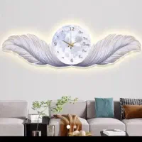 تابلو ساعت دیواری مدل پر (دیوارکوب دکوراتیو) کد121
