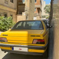 پژو 405 تاکسی زرد دوگانه سوز