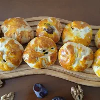 نان خرمایی گردویی