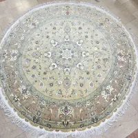 فرش دستباف تبریز دایره ۲/۵×۲/۵ طرح علیا