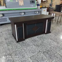 میز ترکیبی / پنل نقره ای و طلایی