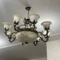لوستر۸شاخه فلزی