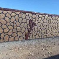 سیمانکاری طرح سنگ گچکاری کاشی‌کاری و نقاشی