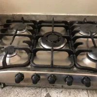 اجاق گاز پنج شعله استیل برند اخوان