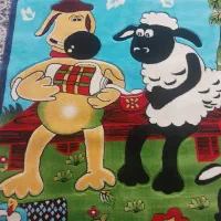 دوعدد گلیم فرش زیبا