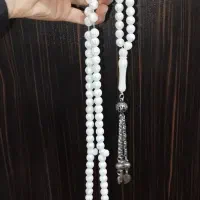تسبیح استخوان برنج کوبی شده اسامی متبرکه