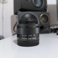 فروش لنز 45 15 ef-m کنون کاملا نو و در حد آک