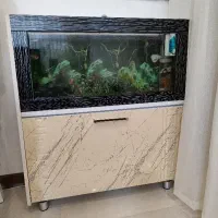 شیشه آکواریوم به همراه کمد