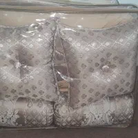 سرویس روتختی ابریشمی ژاکارد آکبند.