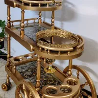 میز بار ۳طبقه در حد نو مناسب جهیزیه