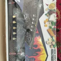 اجاق گاز صفحه‌ای سنسیز جارو برقی سطلی لند گرین