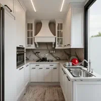 اجرای کابینت نئوکلاسیک، ممبران بصورت سفارشی