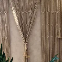 پرده مکرومه راهرویی شیک و اقتصادی