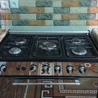 فروش اجاق گاز پنج شعله طرح فر کاملا سالم
