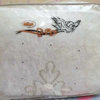 روتختی ساتن سفید مخصوص جهیزیه