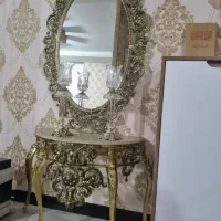 اینه شمعدان طرح برنز